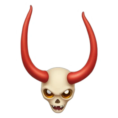 devil horn sticker