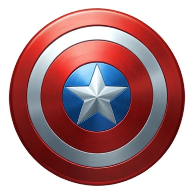 Captain  America shield sticker