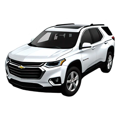 2024 Chevy Traverse RS white sticker