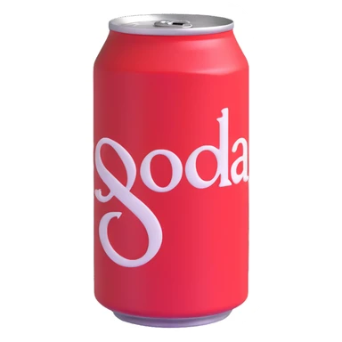 red soda can sticker