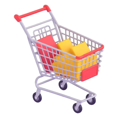 shopping cart sticker