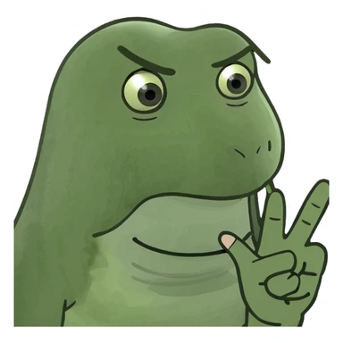 Pink middle finger sticker