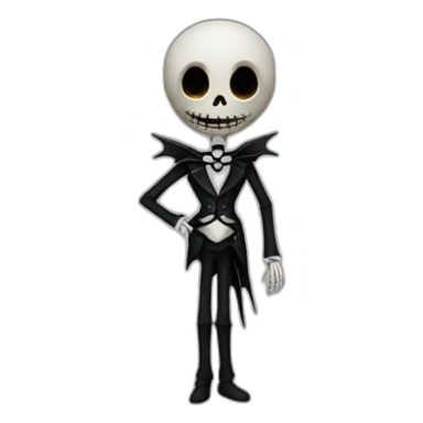 Jack Skelington sticker