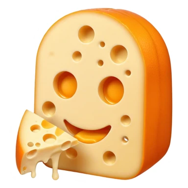  Anename eating chees sticker