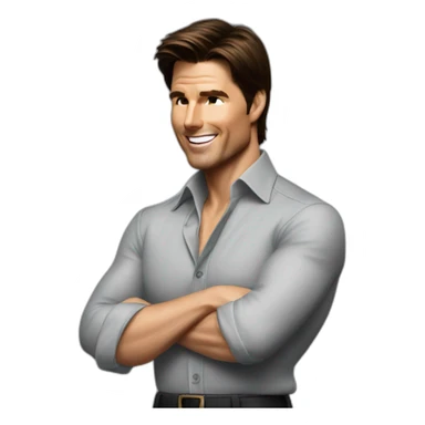 Tom cruise dancing to Barbie song sticker