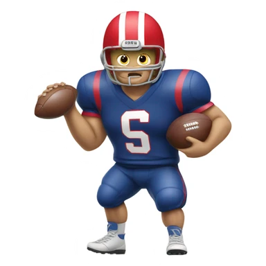 Trump as a quarterback  sticker