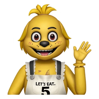 Chica from Five Nights At Freddy's Movie sticker