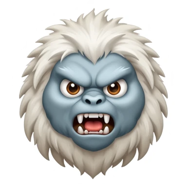 Angry yeti sticker