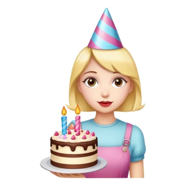 Happy Birthday girl sticker