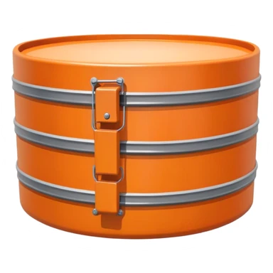 orange road construction barrel sticker