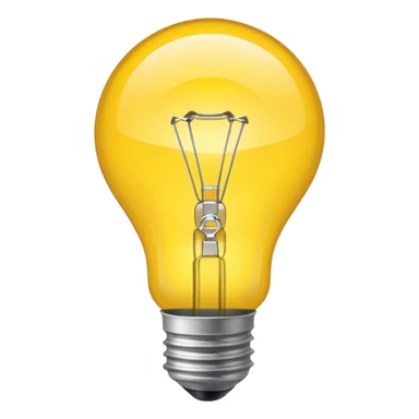 bright lightbulb sticker
