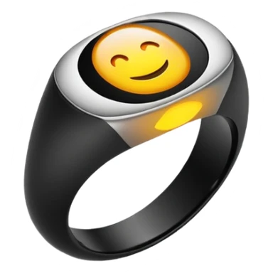 oura biometric ring shaped like an O sticker