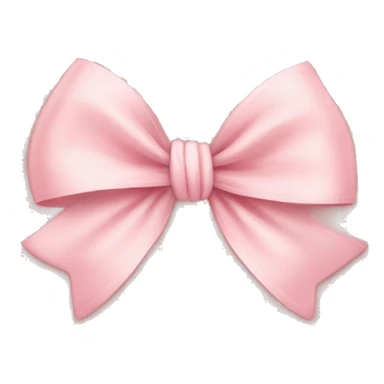 Cute blush pink bow sticker