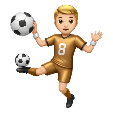 coin mascot playing football sticker
