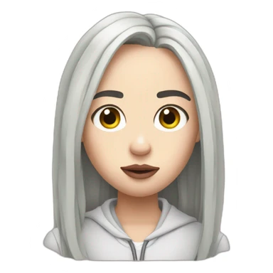 Billie eilish chanteuse sticker