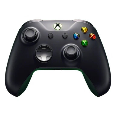 Clash of Clans aesthetic: Cinematic Playful Xbox Series X Console Portrait Emoji, rendered in a 3D vector-style similar to standard emojis with minimal shading and bold, simplified shapes. A compact, distinct form with signature details, softly glowing with a modern gaming energy charm. Simplified yet unmistakably iconic, highly detailed and consistent, glowing with a soft radiance and high shine. Stylized with a touch of next-gen innovation and a soft glowing outline, capturing the essence of a beloved gaming relic with a friendly, playful manner! sticker