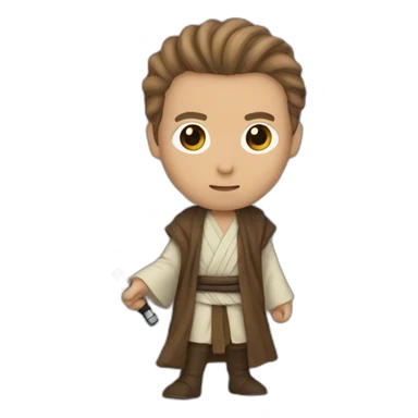 jedi without lightsaber sticker