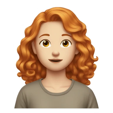 Ginger girl aesthetic  sticker