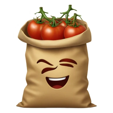 bag of tomatoes singing  sticker