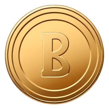 flat minimalist icon of a circle with ridges like a coin sticker