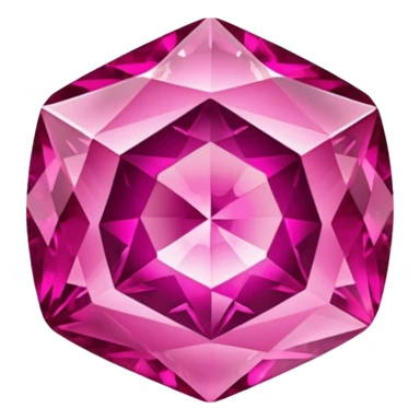 pink with goldtones gemstone sticker
