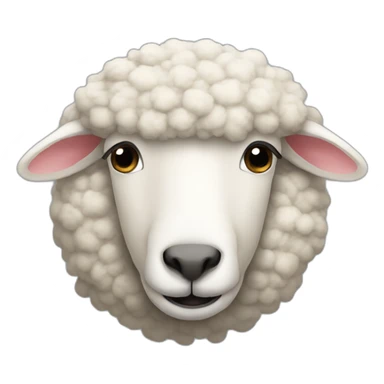 sheep-as-pilow sticker