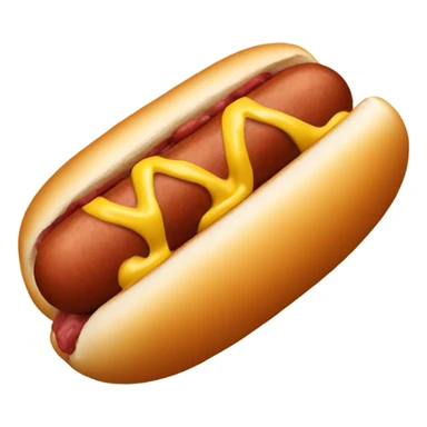 Hot dog with two meatballs sticker