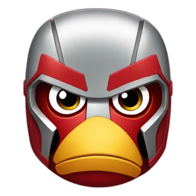 Angry birds iron man sticker