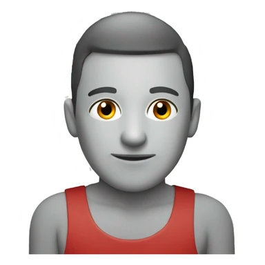 straight facing calendar with red top and gray and red squares  sticker