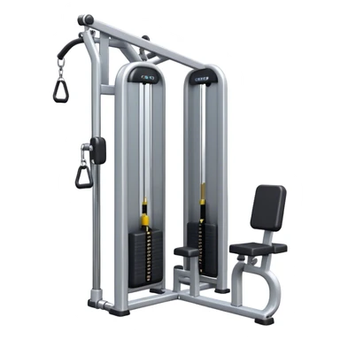 gym machine tricep-pushdown exercise sticker