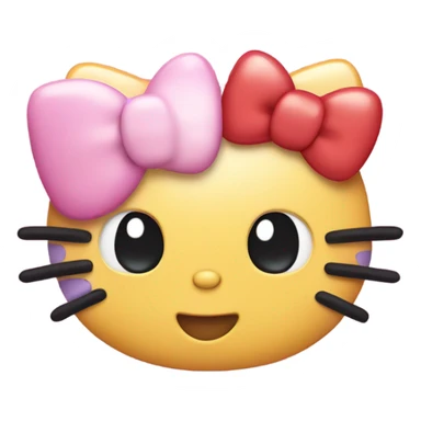 hello kitty with heart sticker