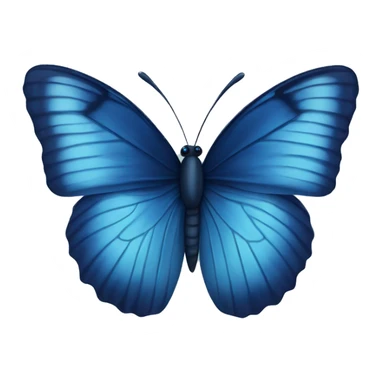 Navy blue butterfly  sticker