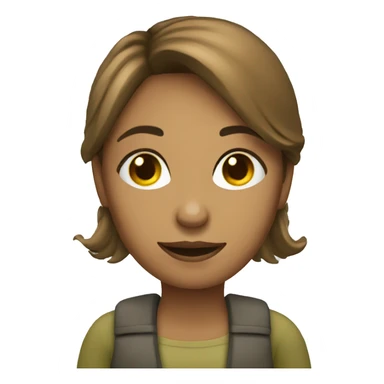 Mujer con compu sticker