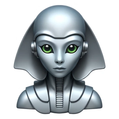 Alien sphinx sticker