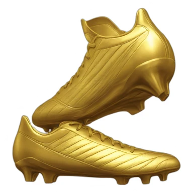 golden football boot sticker