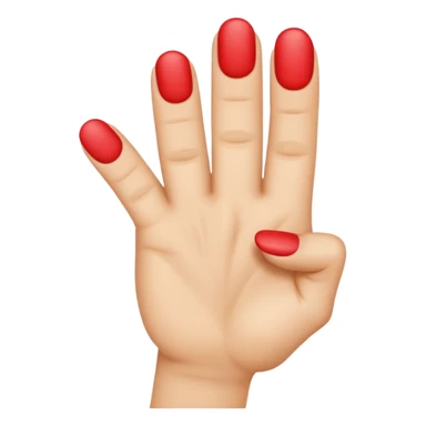 Le doigt sur les leves  emoji  sticker