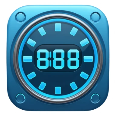 holographic timer  sticker