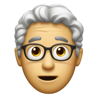 Shaking head with tongue out sticker