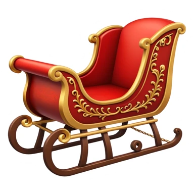 sleigh sticker