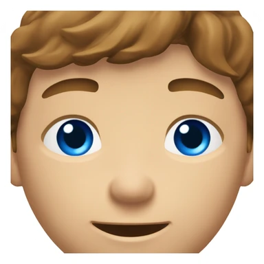 A male farmer, fair and short thin beard (brown hair and BLUE eyes) sticker