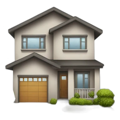 FRONTVIEW MODERN HOUSE sticker