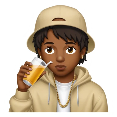 lucki the rapper sippin lean sticker