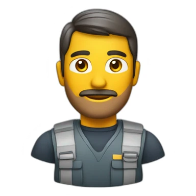 Trabajador vago sticker