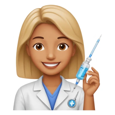 person sharing vaccine sticker