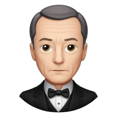 alfred from batman as a digiatal assitant like jarvis sticker