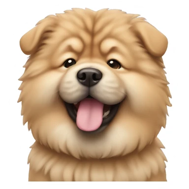 Chow puppy sticker