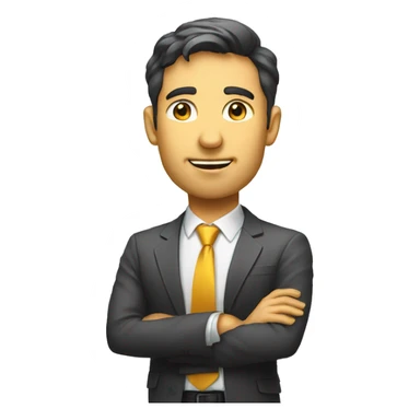 investor man tells sticker