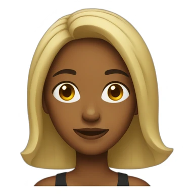 Female jamaican sticker