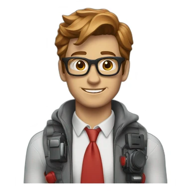 Spider-Man as film director sticker