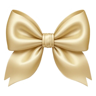 bow in color #E1D7CE sticker